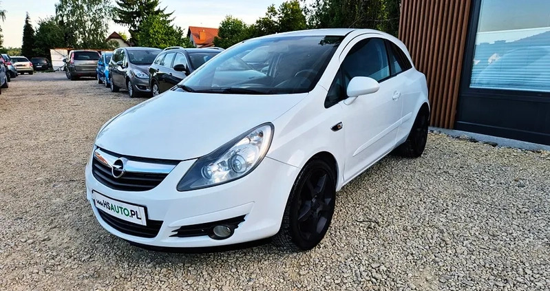 Opel Corsa cena 9999 przebieg: 214000, rok produkcji 2008 z Knyszyn małe 596